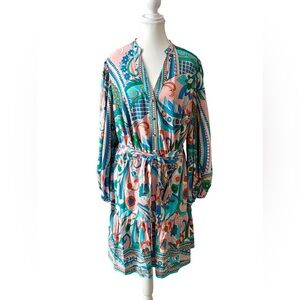 Adrianna Papell Multicolor Printed Dress - Size 16W